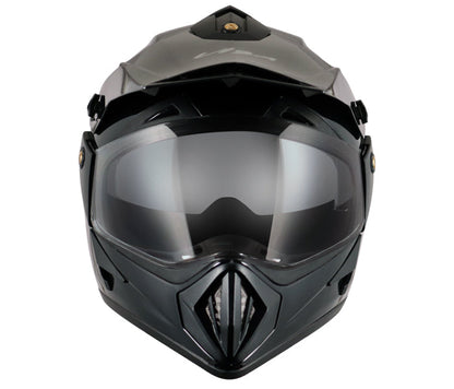 Vega Off Road D/V Black Helmet - bikerkart.com