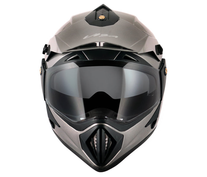 Vega Off Road D/V Anthracite Helmet - bikerkart.com