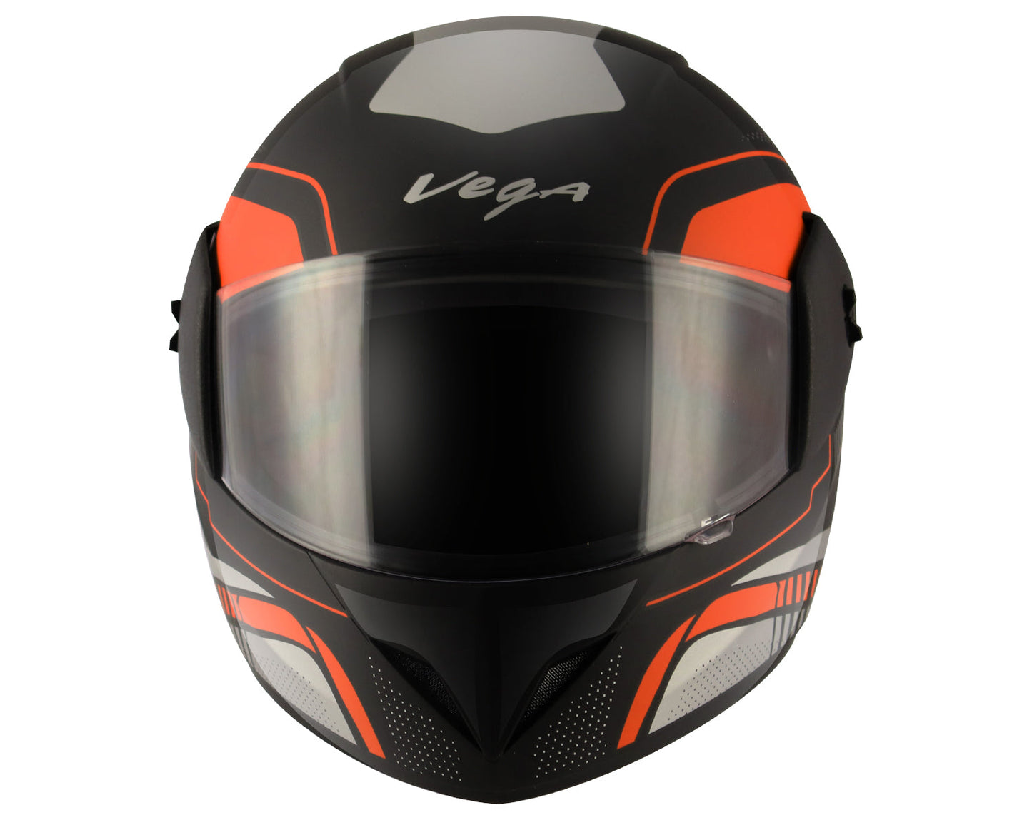 Vega Cliff Styler Black Orange Helmet - bikerkart.com