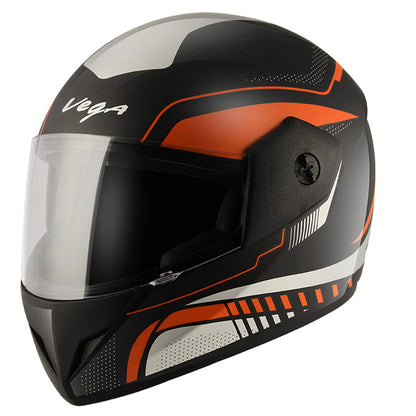 Vega Cliff Styler Black Orange Helmet - bikerkart.com