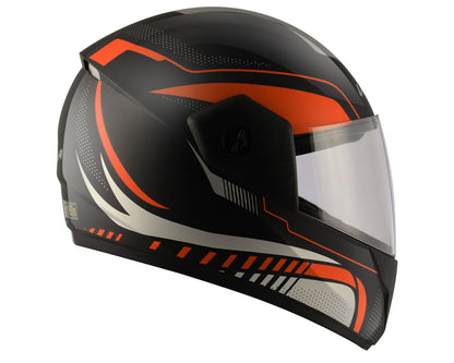 Vega Cliff Styler Black Orange Helmet - bikerkart.com