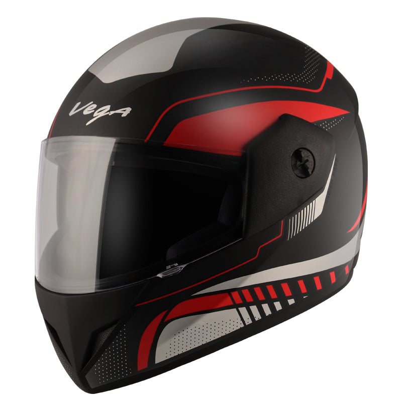 Vega Cliff Styler Black Red Helmet - bikerkart.com