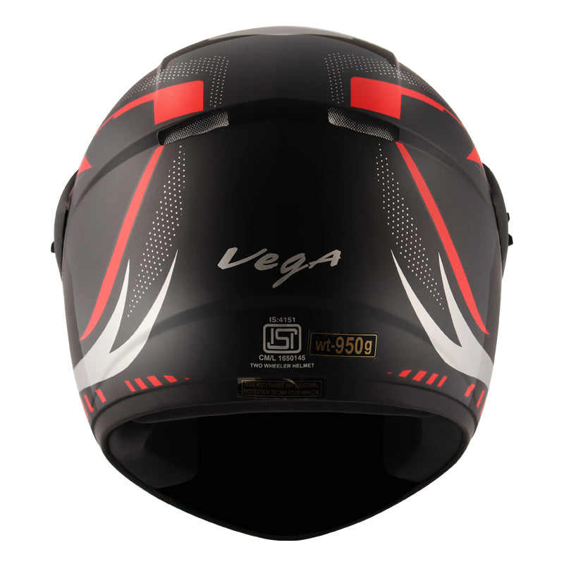 Vega Cliff Styler Black Red Helmet - bikerkart.com