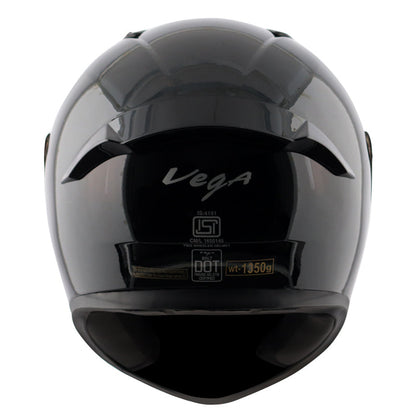 Vega Bolt Black Helmet - bikerkart.com