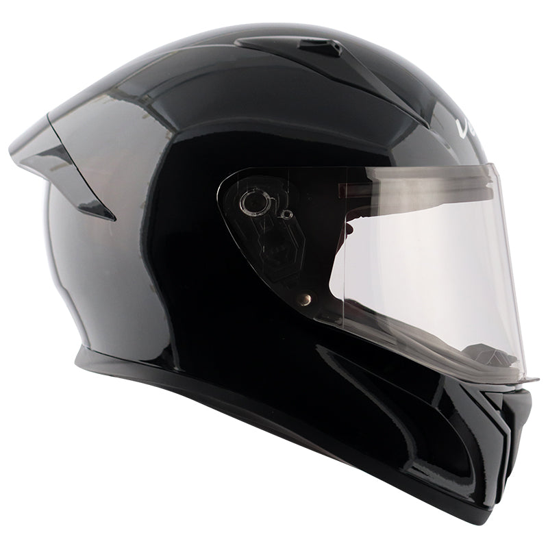 Vega Bolt Black Helmet - bikerkart.com