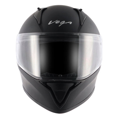 Vega Bolt Dull Black Helmet - bikerkart.com