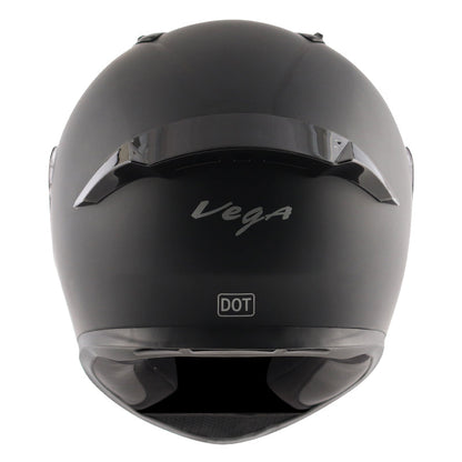 Vega Bolt Dull Black Helmet - bikerkart.com