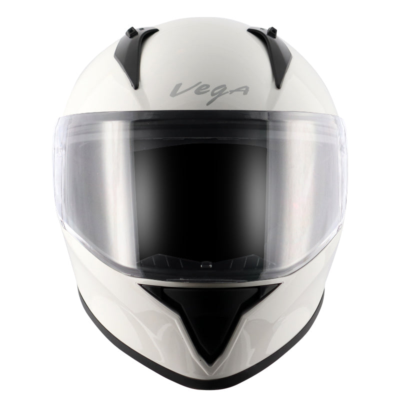 Vega Bolt White Helmet - bikerkart.com