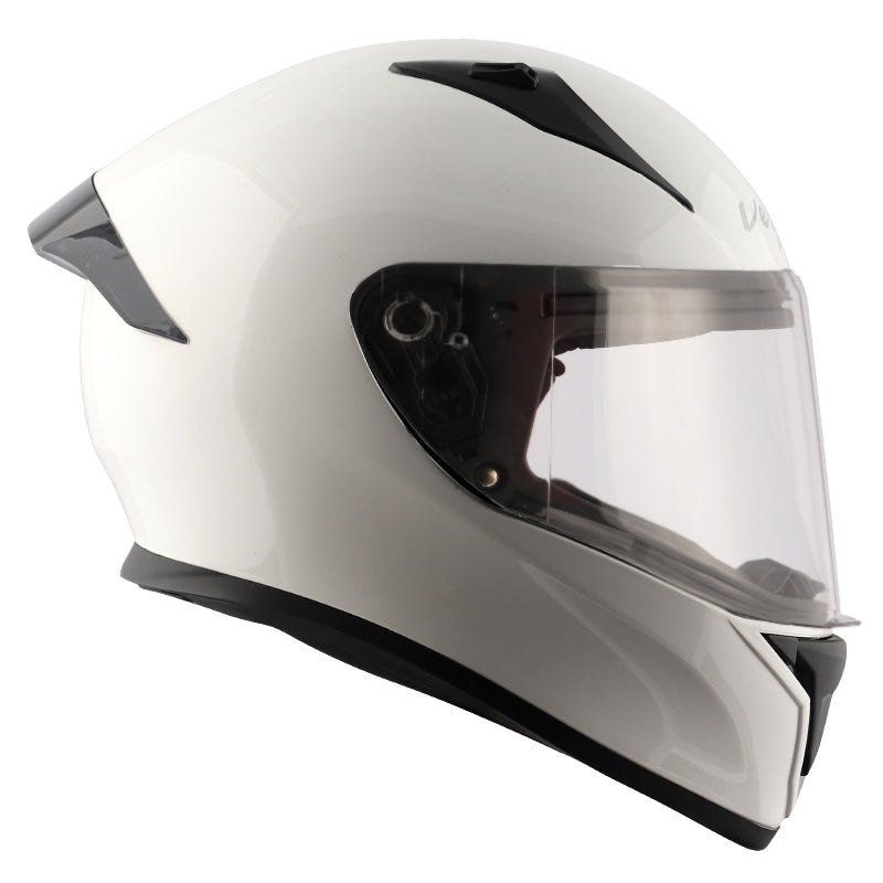 Vega Bolt White Helmet - bikerkart.com