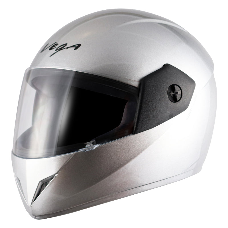 Vega Cliff Dx Silver Helmet - bikerkart.com