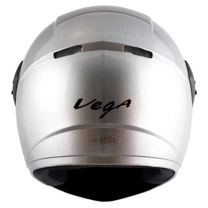 Vega Cliff Dx Silver Helmet - bikerkart.com