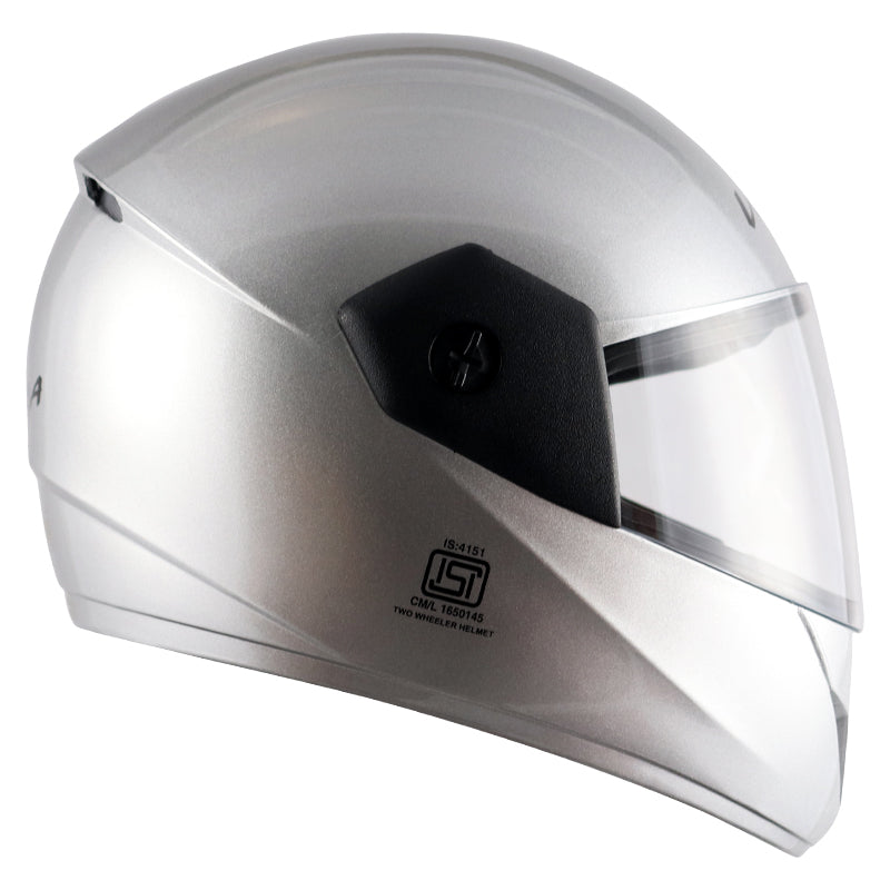 Vega Cliff Dx Silver Helmet - bikerkart.com