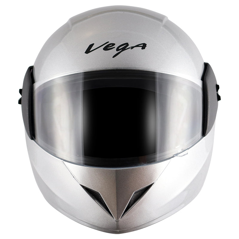 Vega Cliff Dx Silver Helmet - bikerkart.com