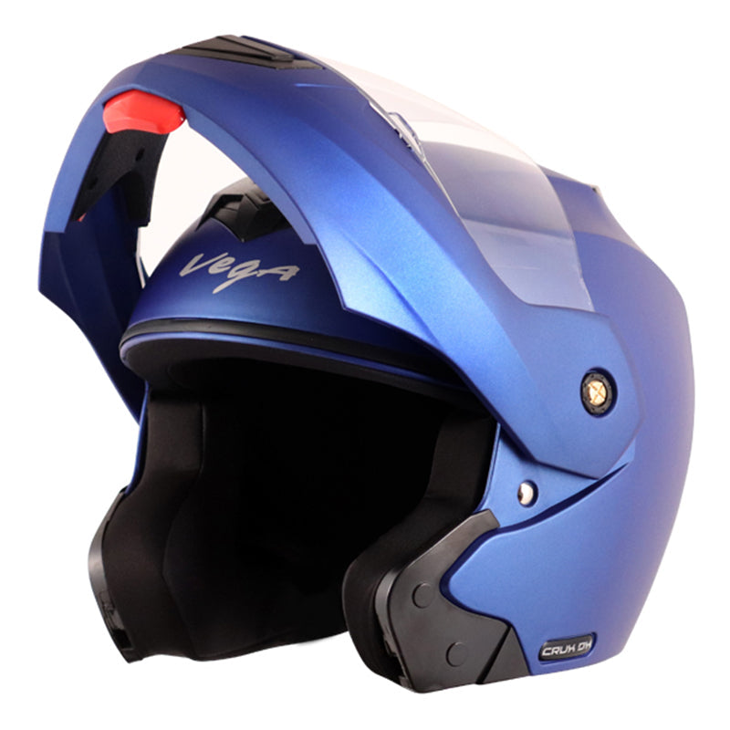 Vega Crux Dx Dull Blue Helmet - bikerkart.com