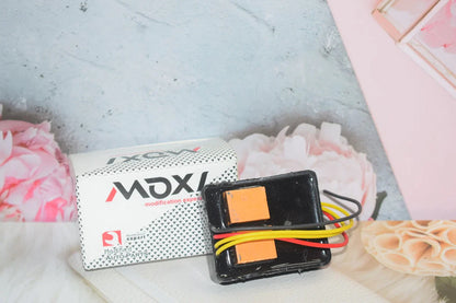 Moxi Hazard Flasher Box Type Universal Bike Hazard LED Flasher, 18 Different Patterns Flasher for All Bikes, Set of 1, Black - bikerkart.com