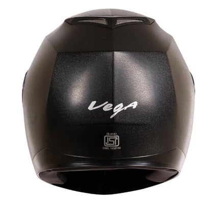 Vega Edge Black Helmet - bikerkart.com