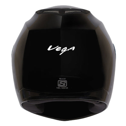 Vega Edge Dx Black Helmet - bikerkart.com