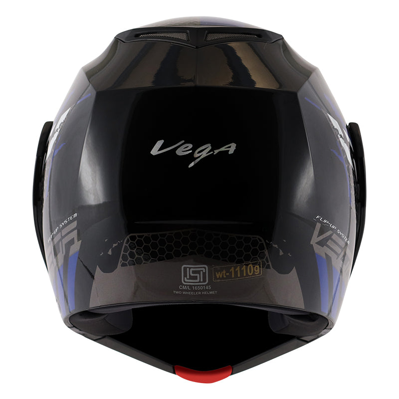 Vega Crux Dx Flex Black Blue Helmet - bikerkart.com