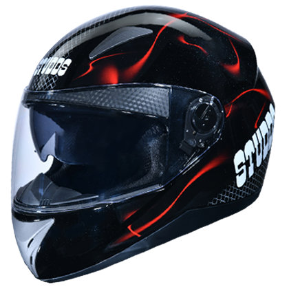 Studds SHIFTER D5 Decor Gloss Black N2 - bikerkart.com