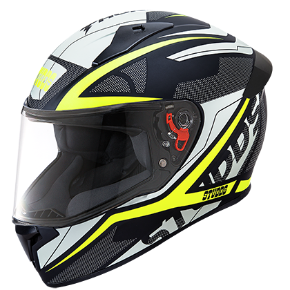 Studds Thunder D4 Decor With Spoiler Matt Black N5 - bikerkart.com