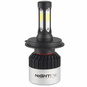 ORIGINAL NIGHTEYE H4 LED Headlight Bulb SINGLE Pc for Bike White, 45W, 1 Bulb - Type H4, 36W White Light - bikerkart.com